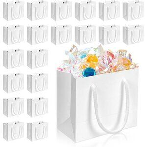Mini gift bags with handles small paper bags bulk party favor wedding treat bags